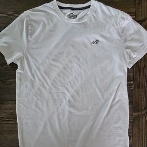 Hollister White Men's Shirt Size Small Must Have Collection